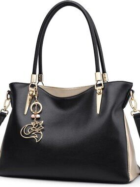 Large Capacity Tote Designer Handbag for Women Genuine Leather Top-handle Bag